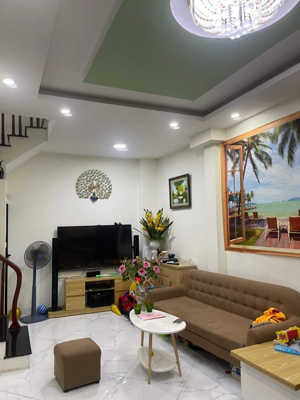 Bán nhà 5 tầng mặt đường rộng giá chỉ 5,1 tỷ ở Bằng Liệt, Linh Đàm, Hoàng Mai