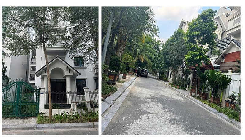 Bán biệt thự sân vườn Green City Foresa Xuân Phương 130m2, 4 tầng, mặt tiền 10m giá 25 tỷ