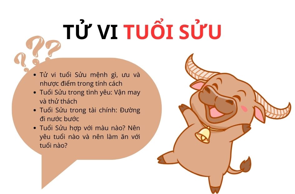 Tử vi tuổi Sửu, dự đoán vận mệnh cuộc đời, nên đọc không sót chữ nào