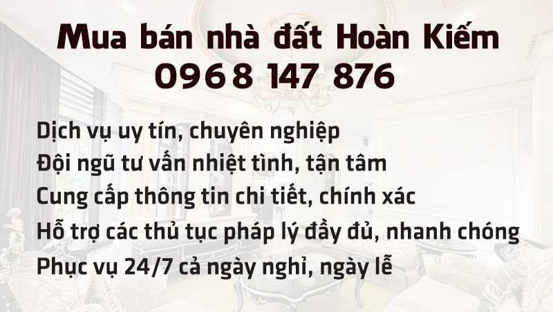 Mua bán nhà đất Hoàn Kiếm