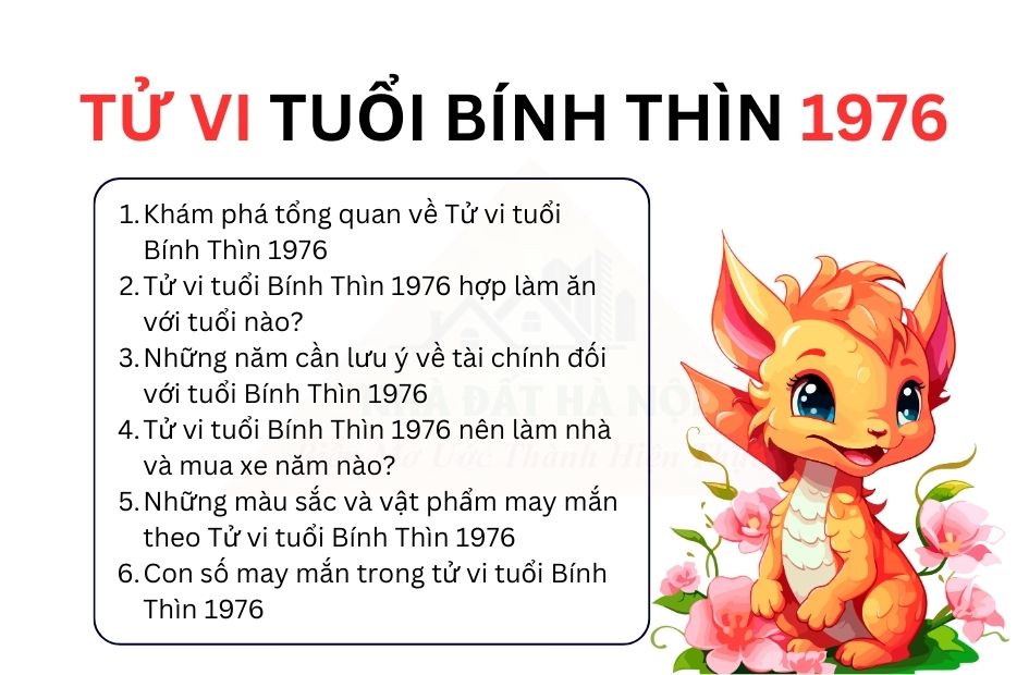 Tử vi tuổi Bính Thìn 1976, dự báo chi tiết về cuộc sống và vận mệnh