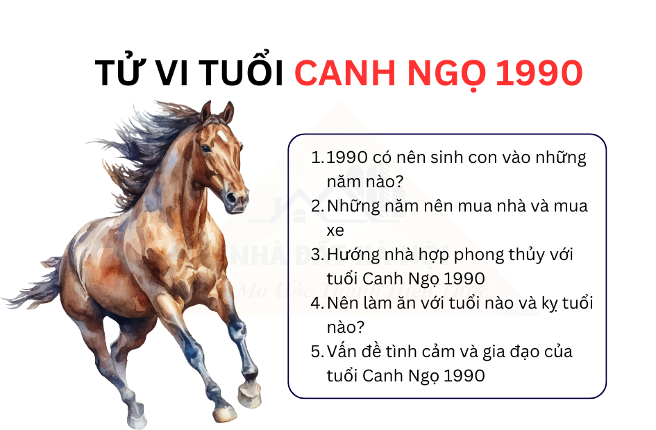 Tử vi tuổi Canh Ngọ 1990 chi tiết và chuẩn xác, lời khuyên bổ ích về việc sinh con và mua nhà mua xe