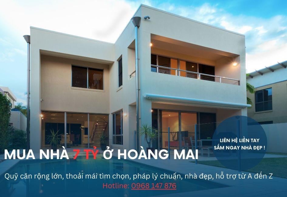 Cơ hội vàng: Mua nhà 7 tỷ ở Hoàng Mai, pháp lý chuẩn, vị trí đắc địa, an cư lý tưởng, đầu tư sáng suốt