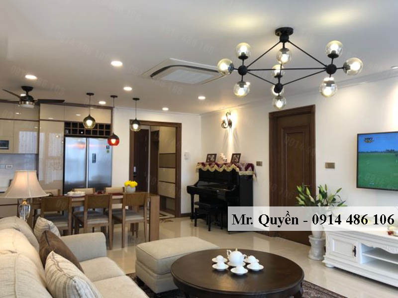 Cho thuê căn hộ cao cấp Giảng Võ – 115m², 3PN, 22 triệu/tháng