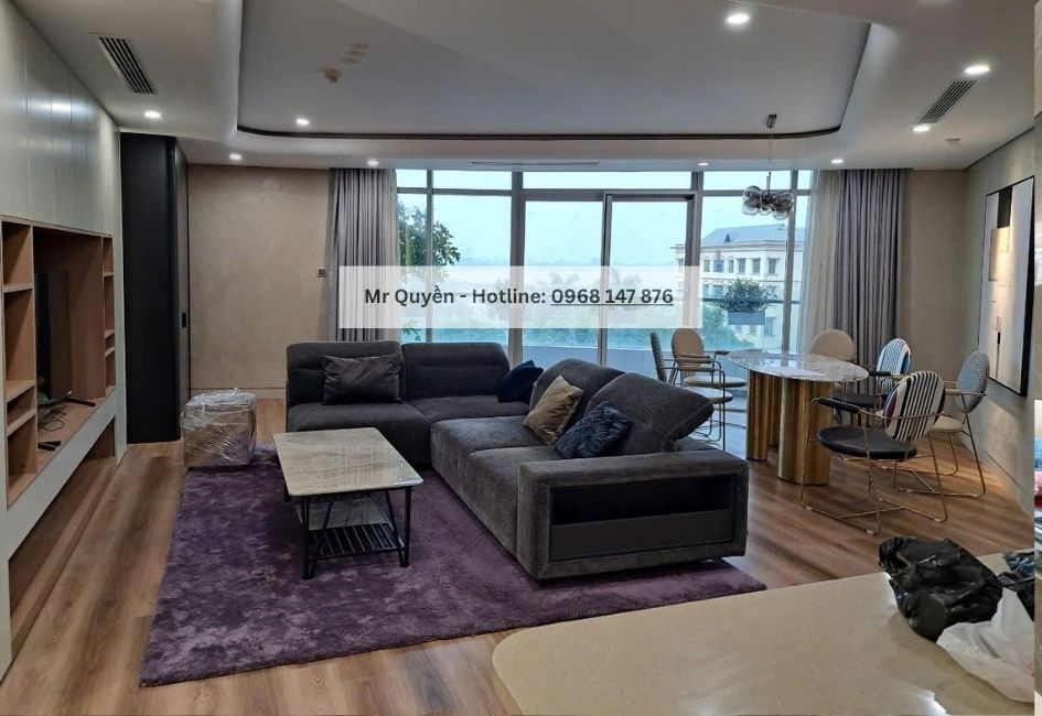 Cho thuê 3 phòng ngủ tại Tây Hồ, giá 55 triệu/tháng, rộng rãi 158m2, view hồ tuyệt đẹp, full nội thất