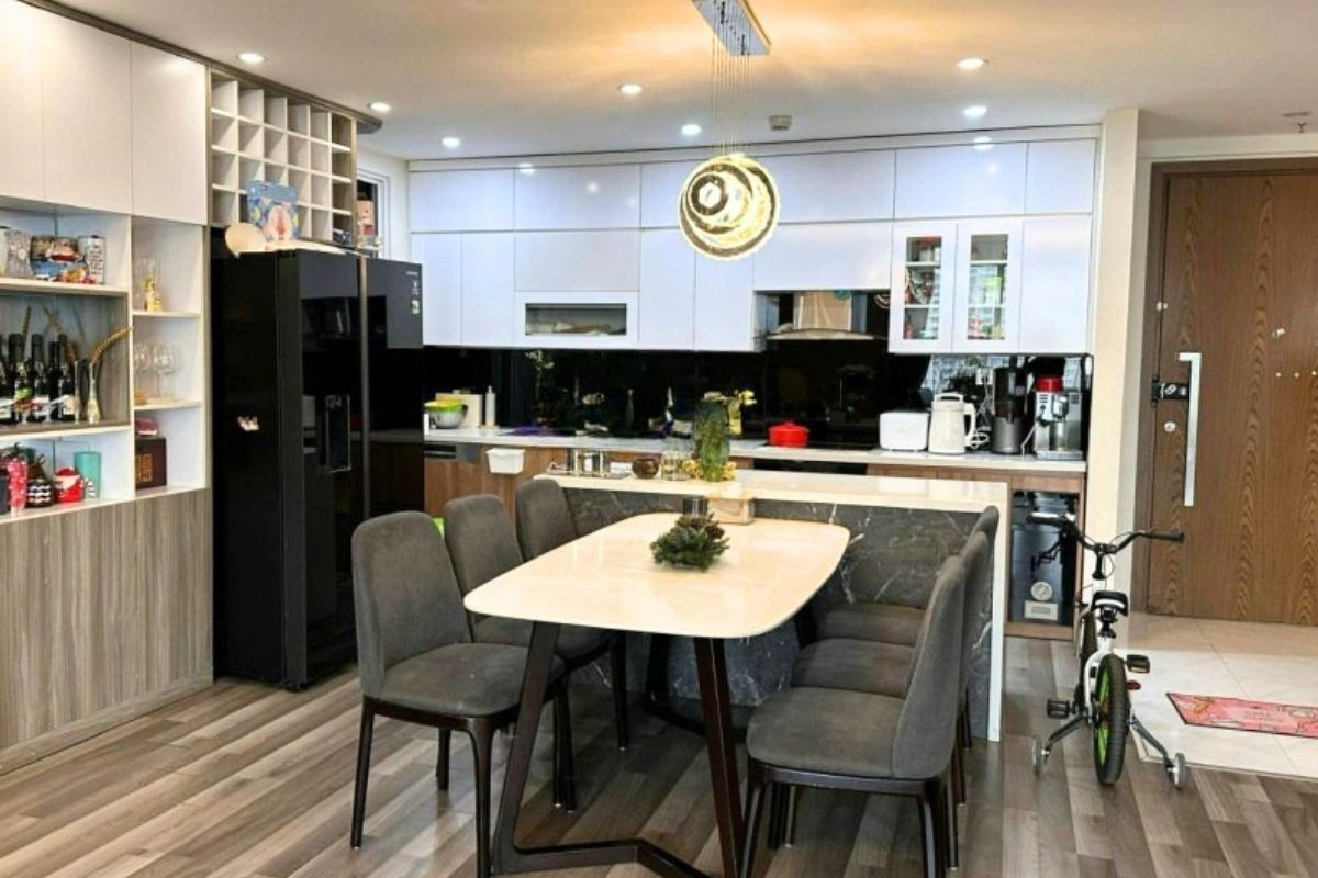 Cho thuê căn góc chung cư Seasons Avenue, full nội thất, có slot ô tô – 23 triệu/tháng