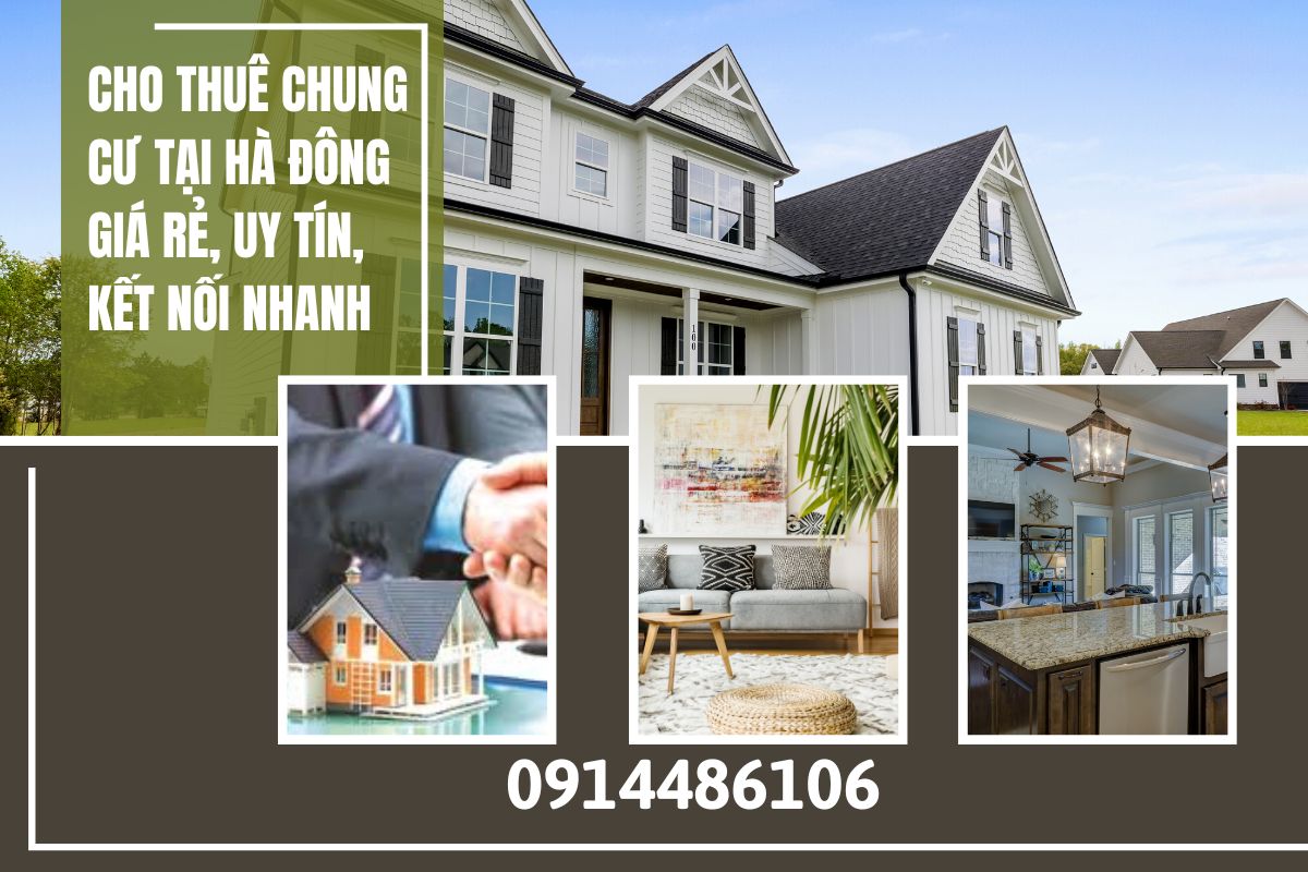 Cho thuê chung cư tại Hà Đông giá rẻ, uy tín, kết nối nhanh