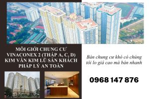 Môi Giới Chung Cư Vinaconex 2 (Tháp A, C, D) Kim Văn Kim Lũ Sẵn Khách Pháp Lý An Toàn